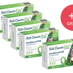 Schnelltest auf FOB (Kotprobe) (Hund) (4+1 gratis)