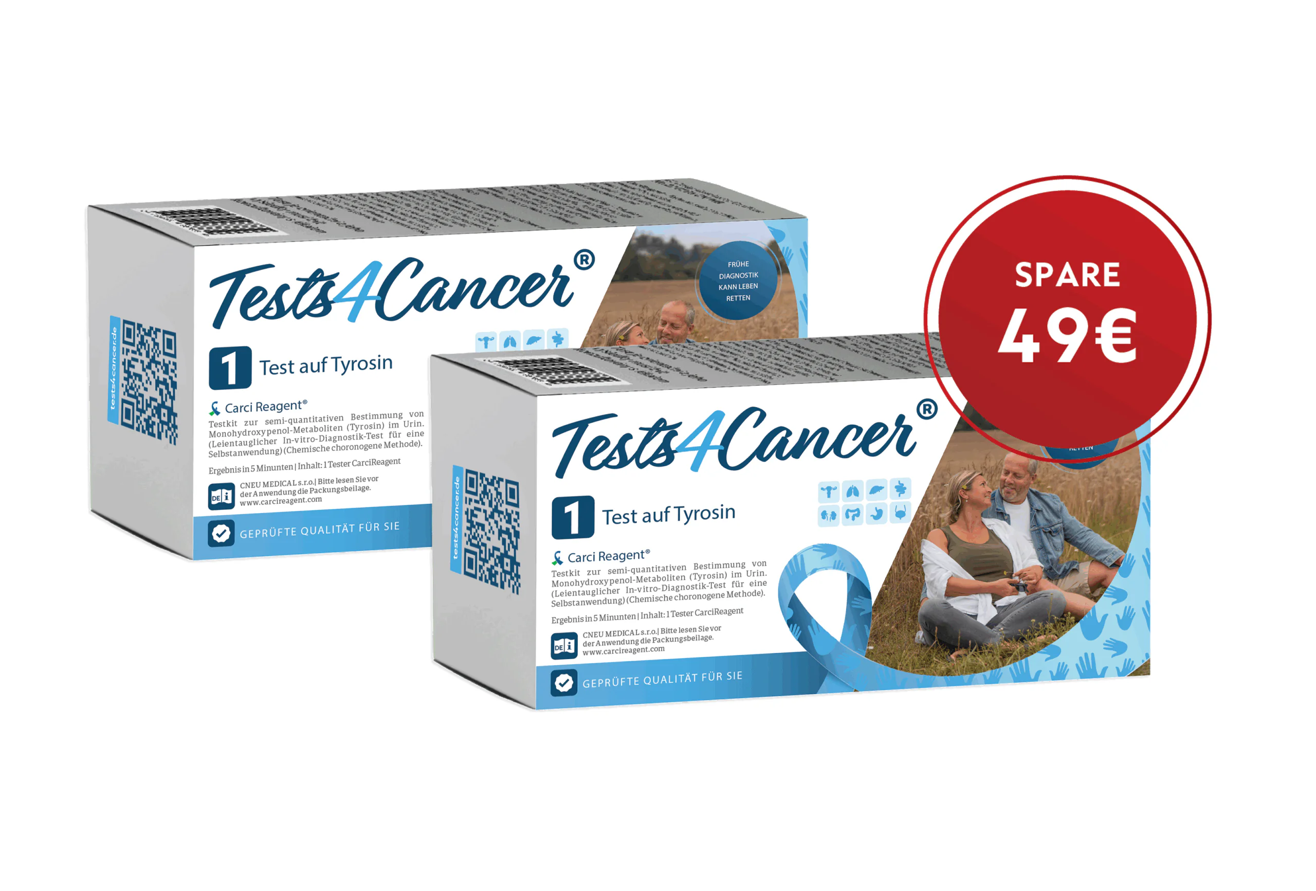 2× Test auf Tyrosin (Multi-Check)